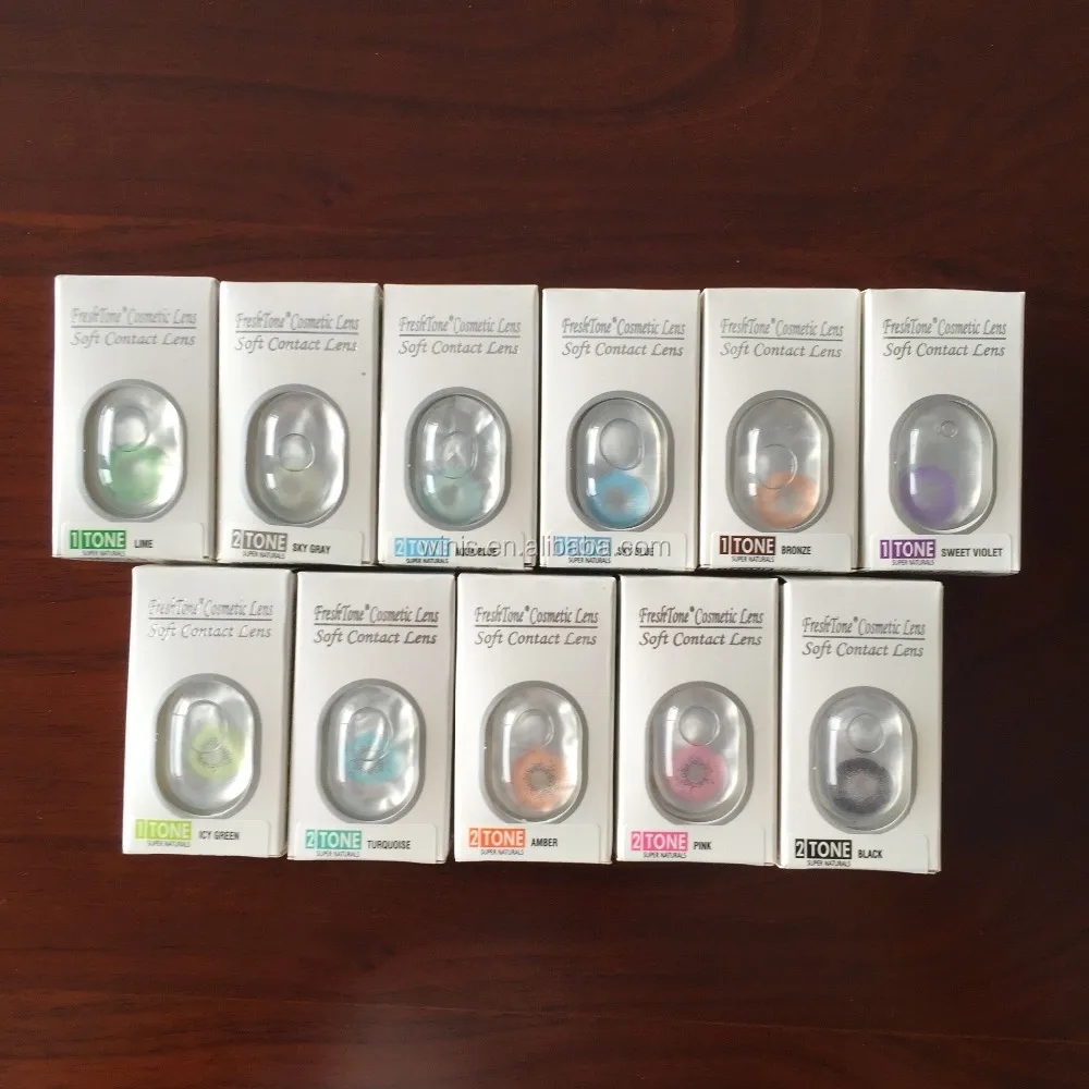 FreshTone Unrivaled Ultra Cheap and Charming Beauty Make up Eye Enhancer Cosmetics Korea Contact Lenses