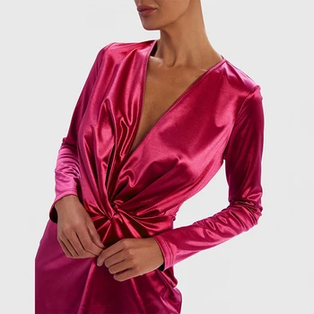 kylie jenner hot pink satin dress Kylie Jenner Satin