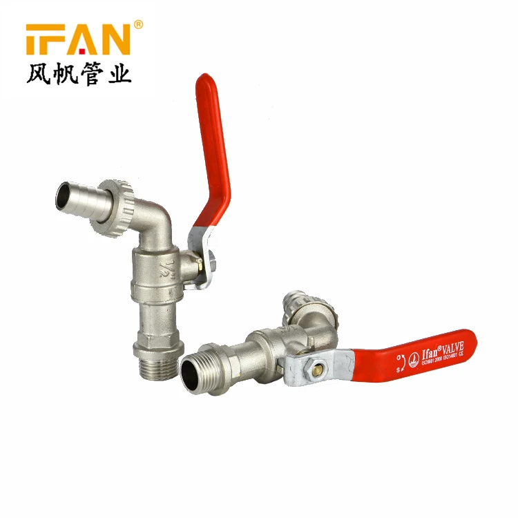 Custom Made Handles Float Long Stem Industrial Brass Water Tap Bathroom Tap Bibcock Ball Valve