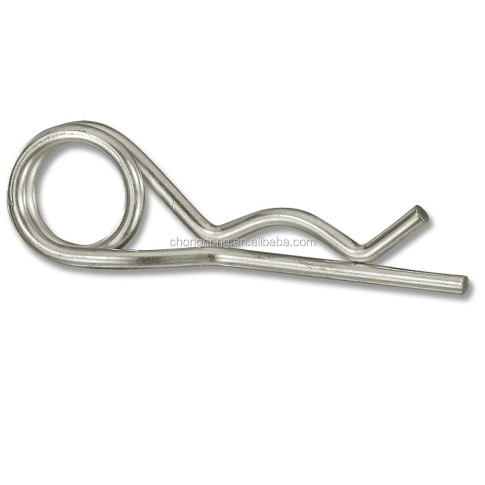 Din11024 Hitch Pins Double Bending Wire Form Bolt Safety Split Spring