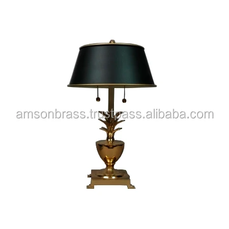 Brass Metal Pineapple Table Lamp For Home Decor