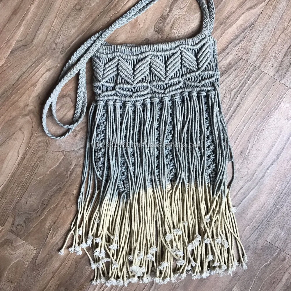 macrame boho bolsa