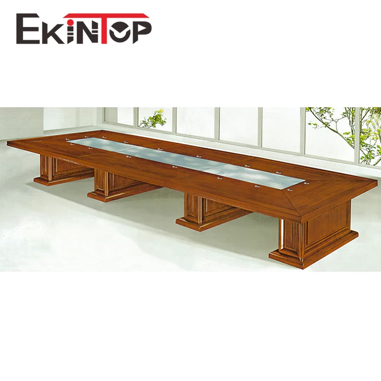 Wooden Veneer Small Meeting Table for Conference Room