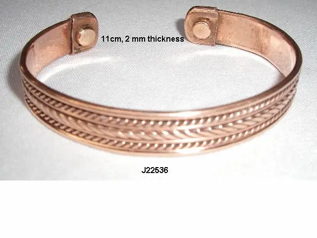 MagnetRX® Bracciale Rame Uomo E Bracciale Magnetico Uomo Terapeutico In Rame Puro Braccialetto Regolabile Con Strumento Di Misura Incluso Modello President 20 Da 59 95 A 47 96