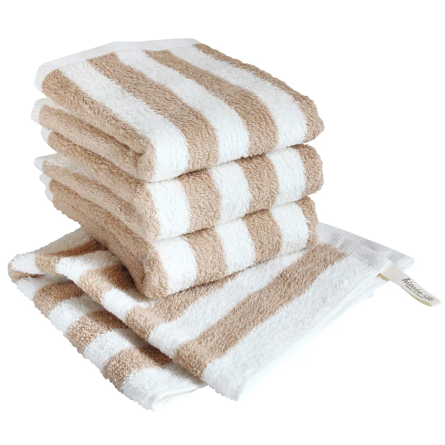 Osaka Sensyu Towel Hotel Style Towel Stripe Design Thick Stripe Made In Japan 100 Cotton Hand Towel Moca Light Brown Buy Towels Made In Japan 100 Cotton Product On Alibaba Com