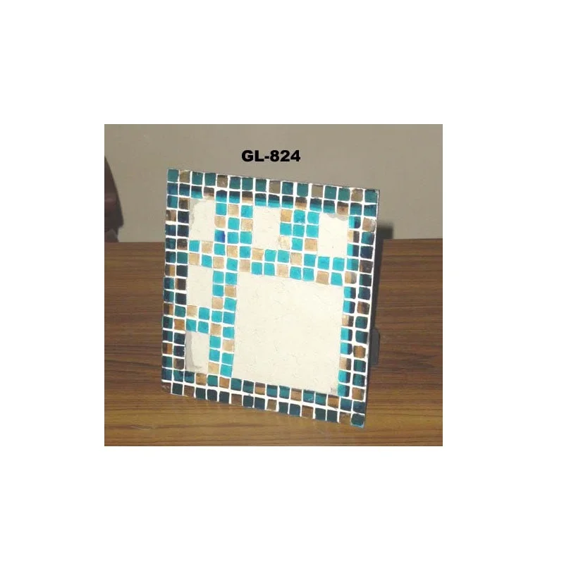 Лидер продаж, бирюзовая и Золотая мозаичная фоторамка