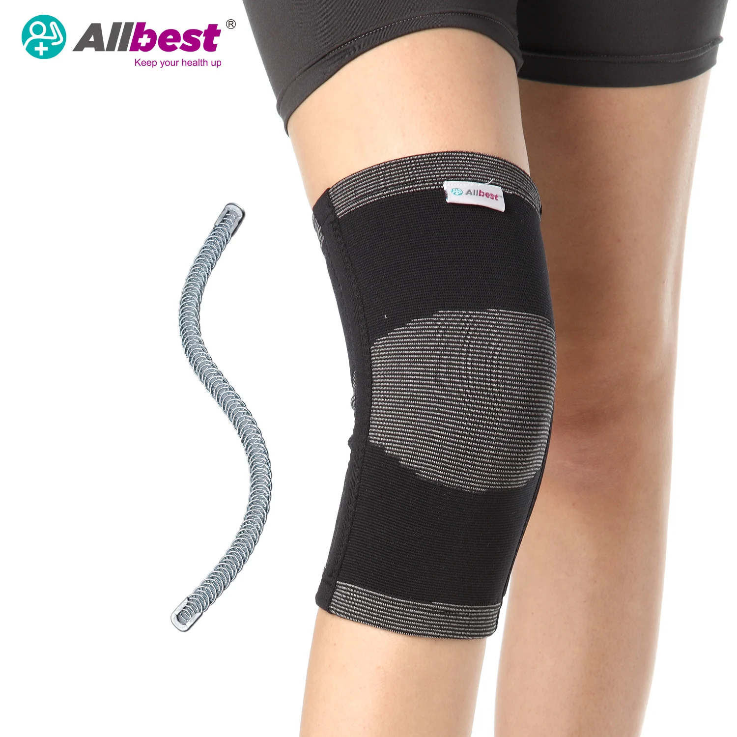 Spring Stabilize Compression Bamboo Charcoal Knee Support Buy Taiwan Bamboo Charcoal Elastic Knee Support Nano Knee Support Bamboo Knee Brace Product On Alibaba Com