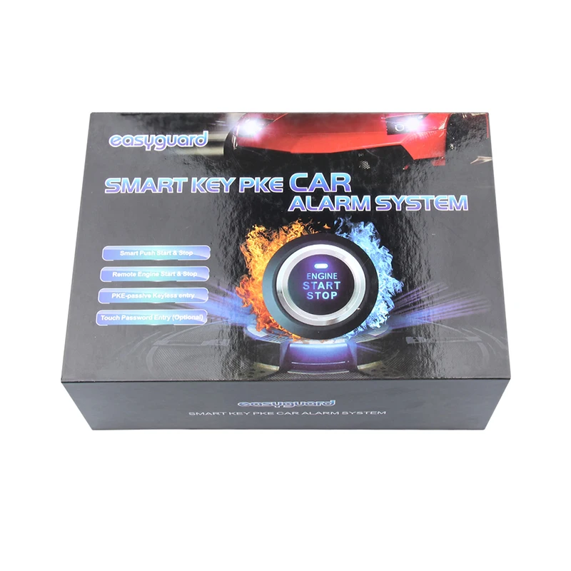 Universal Remote Engine Start Pke Keyless Go Push Button Start Car Alarm System Buy Alarm Auto