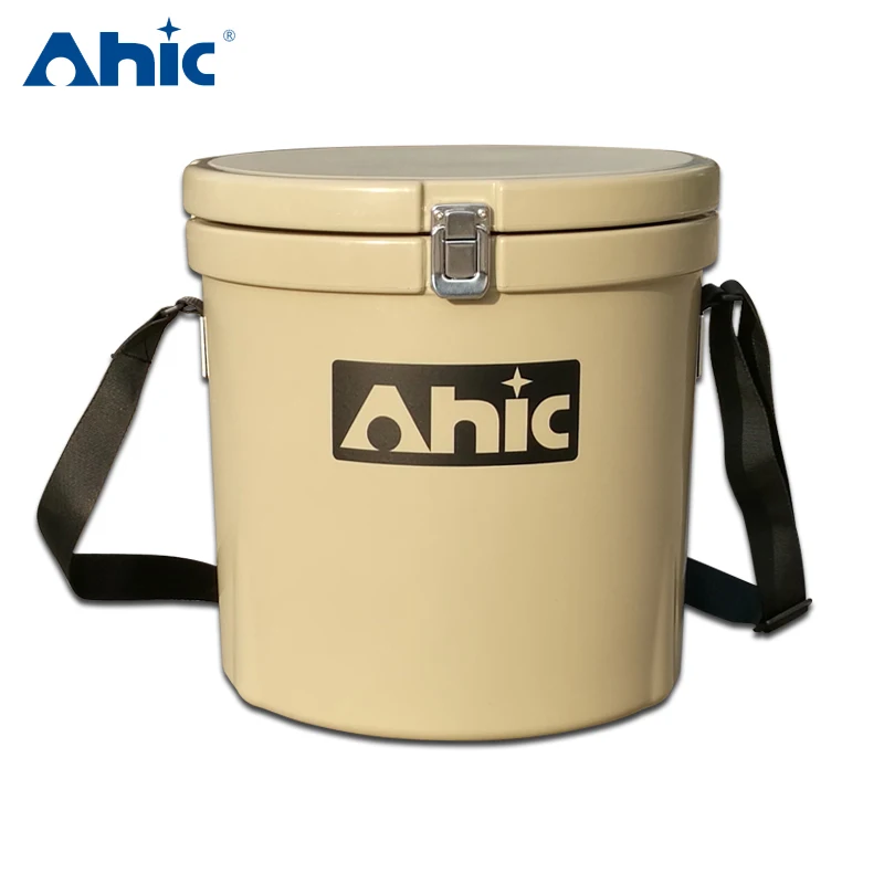 AHIC Insulation Small 12qt Portable Round Roto Mold Ice Chest