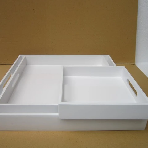 Full Of White Painted Square Lacquer Tray Handmade Lacquerware Tray From Vietnam With Best Price Buy Wooden Tray Lacquer Tray Wooden Box With Gold Cover Product On Alibaba Com