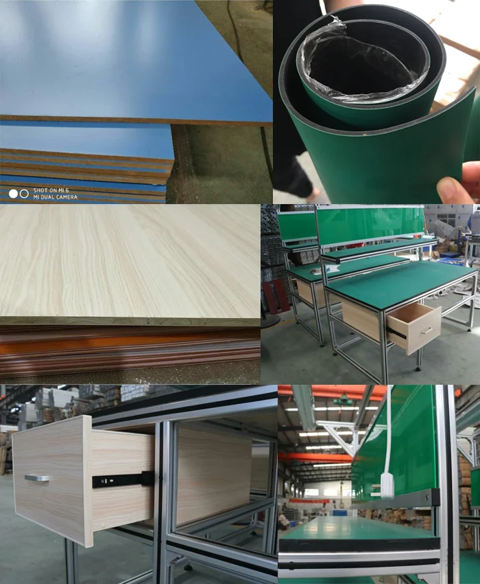 Industrial Workbench and Work Table by Lean Tube or Aluminium Profile for Workshop
