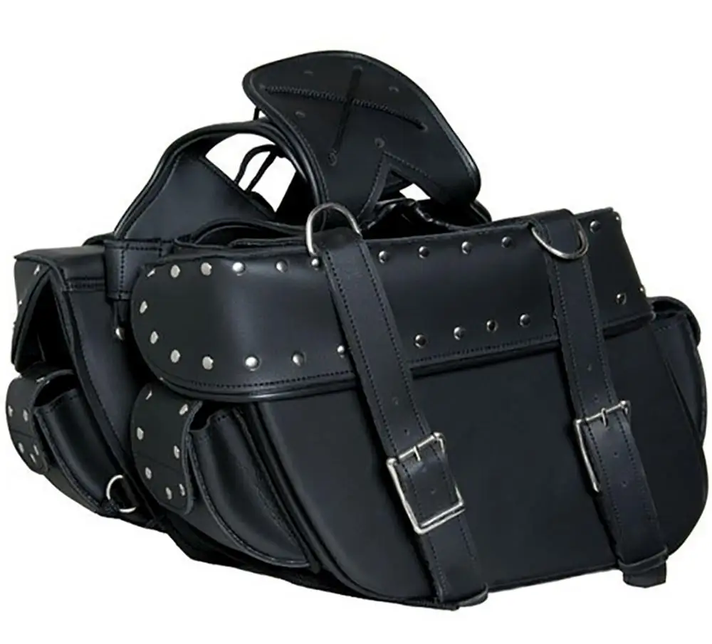 studded saddlebags