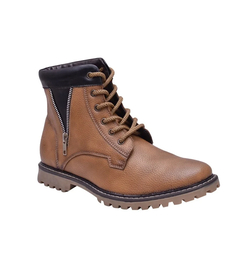 Men's Tan Casual Boots On Tpr Sole 