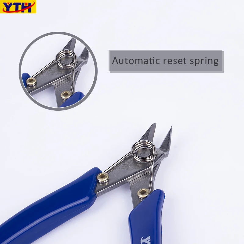 Mini Diagonal Plier Anti-slip Insulated Rubber High quality Stainless Steel Cutting Plier Side Snips Flush Pliers Nipper