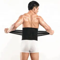 Hot sale men belly belt flat beer belly sport waist trainer corset shapers shaper waist belt adjustable waist trainer