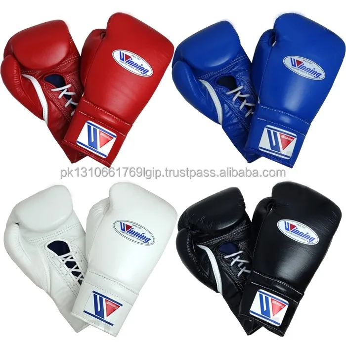 Custom Made Genuine Leather Boxing Gloves  Any Logo or Name No winning No Grant 