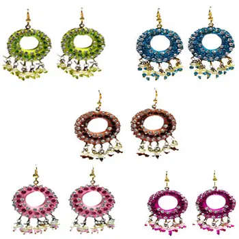 festive design in Lac earrings
