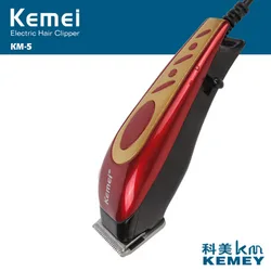 Kemei KM-5 профессиональный электрический триммер для стрижки волос с усовершенствованная система бритья, оптовая продажа