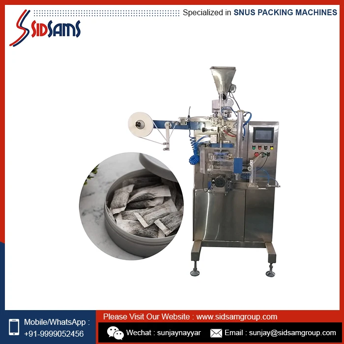 Высокоскоростной фильтр Naswar, табачная упаковочная машина Snus