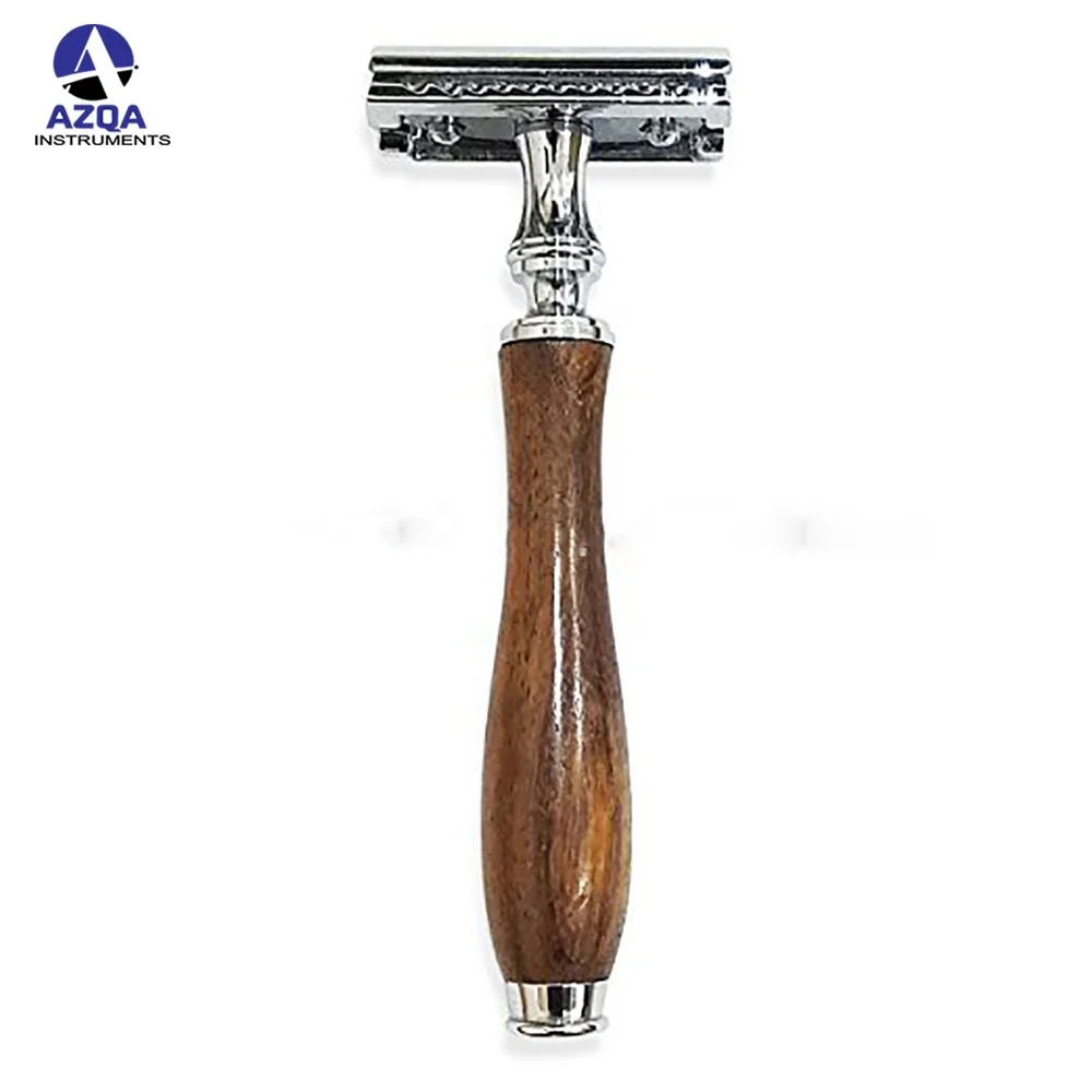 Men's Traditional Classic Double Edge Chrome Shaving Safety Razor ...