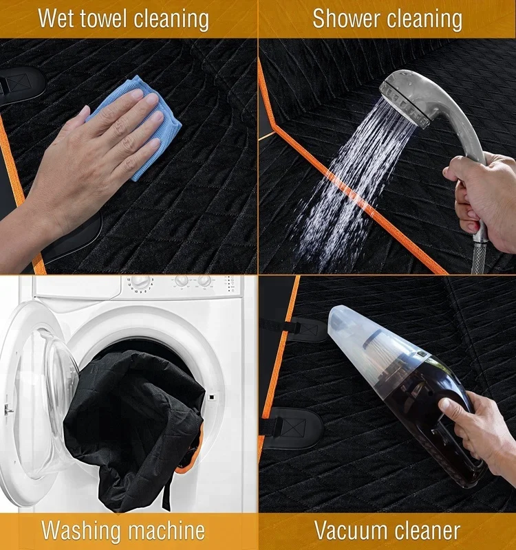 
Нескользящий водонепроницаемый чехол на заднее сиденье автомобиля с защитой от царапин для собак 