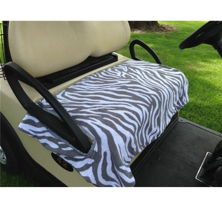 Хлопковые махровые/велюровые чехлы на сиденья для гольф-мобиля