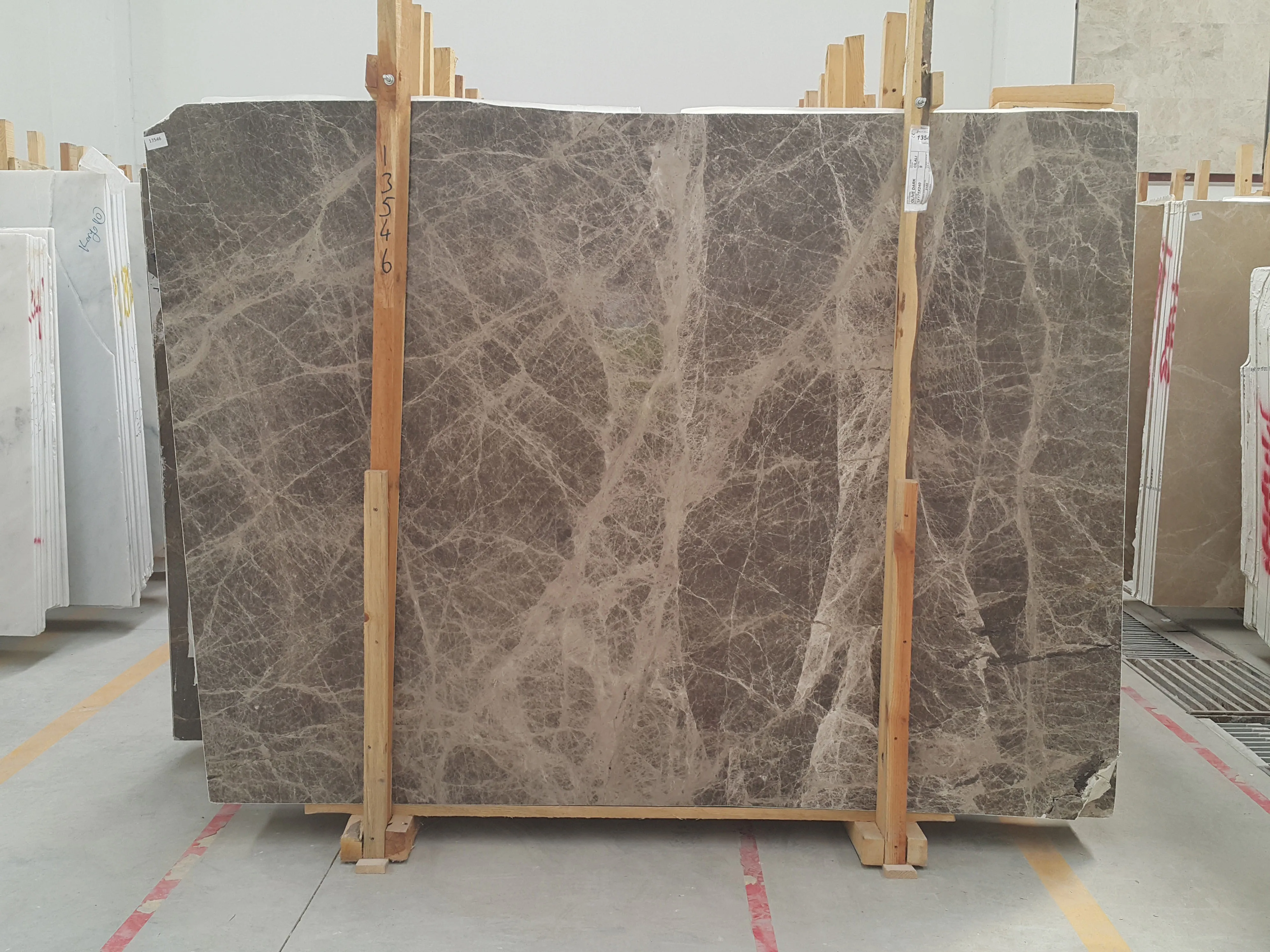 Black Olive Emperador Marble Slab Polished Made In Turkey House Tiles