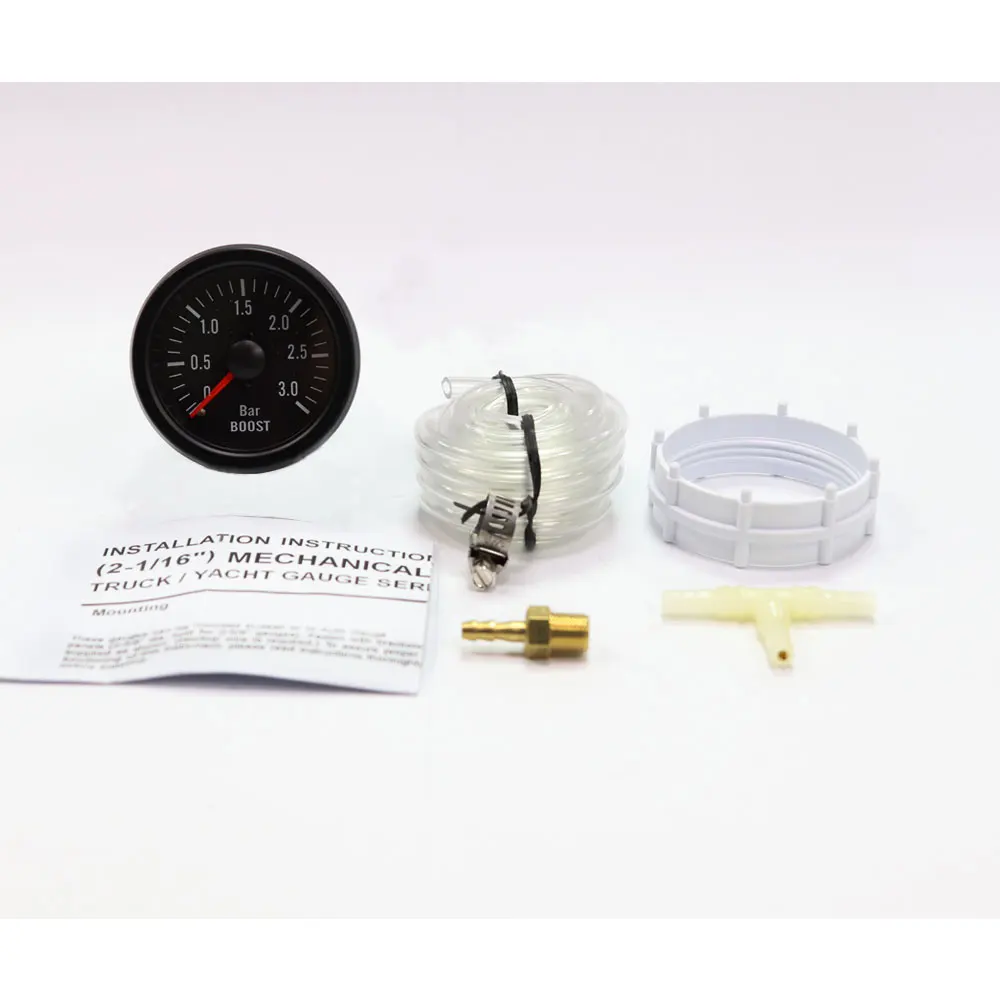 On Sale 52mm 3 bar boost Gauge Products boost Meter