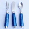 Blue & Silver