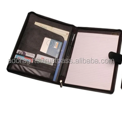 mens leather portfolio case