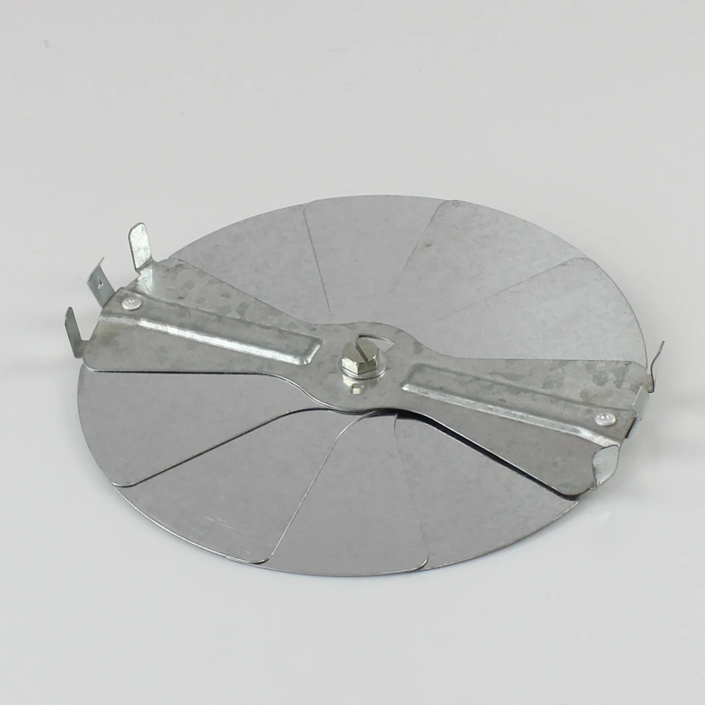 HVAC Neck Mounted Steel Manual Round Adjustable Metal Radial Air Duct Damper