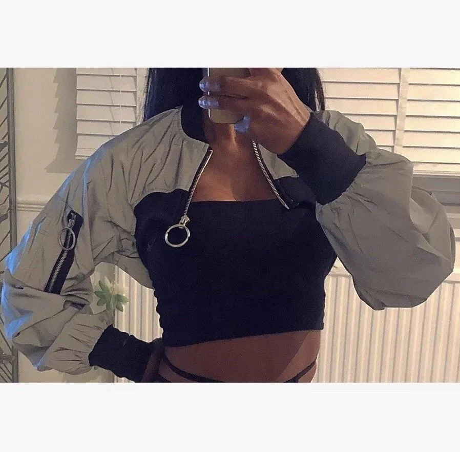 extreme cropped jacket