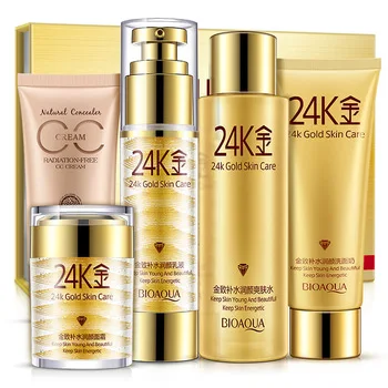 bioaqua 24k gold skin care set