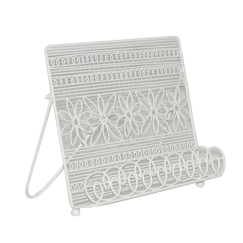 Новый декоративный металлический сетчатый держатель для файлов, стойка для брошюр, подставка для книг