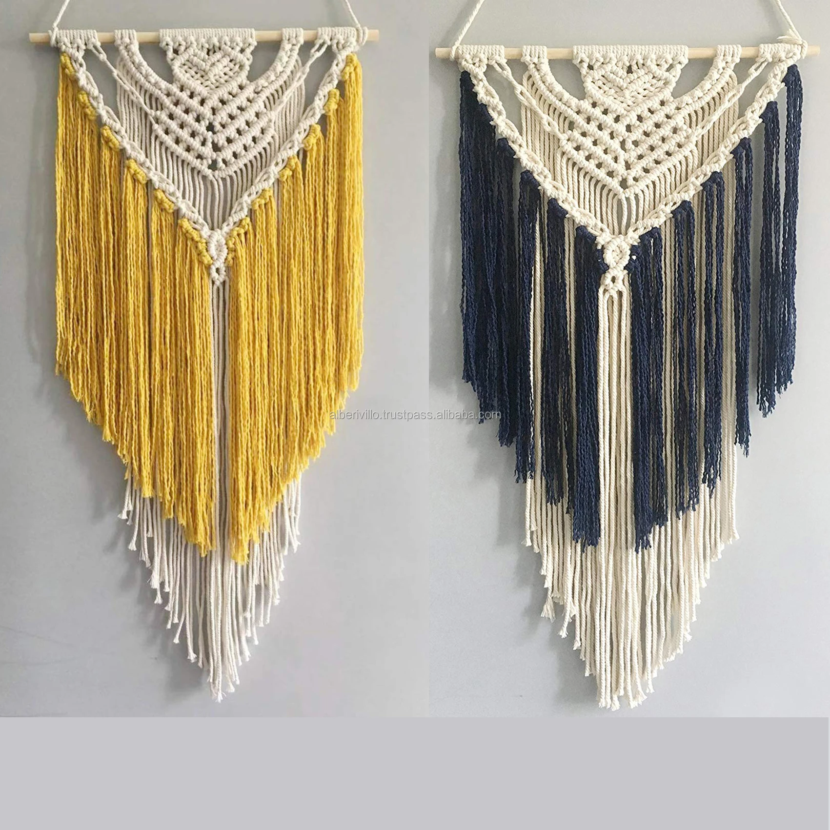 Home Decoration Hand Woven Wall Hanging Modern Art Decor Macrame Wall