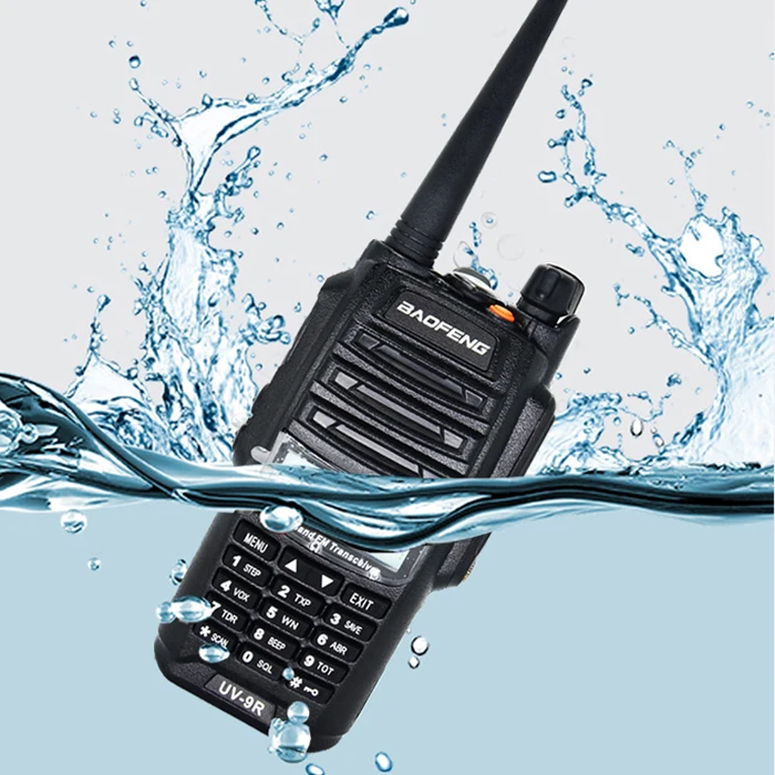 18w Long Range Handheld Vhf Uhf Fm Transceiver Waterproof Dual Band Radio IP67 Handheld Walkie Talkie in Pakistan Baofeng Uv-9r