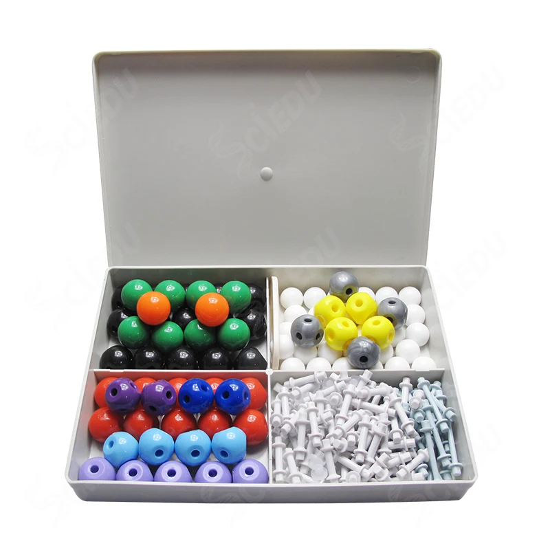 Parco Scientific 240PC Molecular Model Kit - Chemistry Student Learning Set With Flexible Bonds