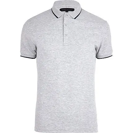 grey polo shirts