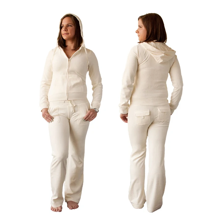 womens white track suit