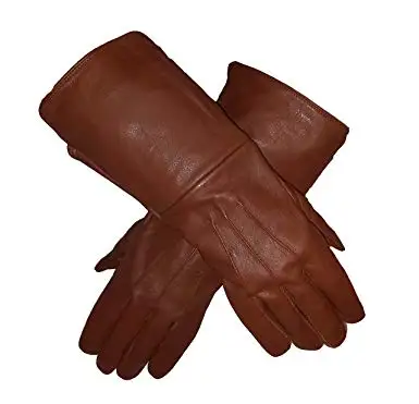 DSHHF Cosplay Accessories Cycling Leather Cosplay Gloves Adjustable Size