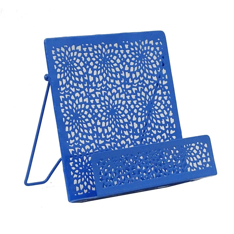 Новый декоративный металлический сетчатый держатель для файлов, стойка для брошюр, подставка для книг