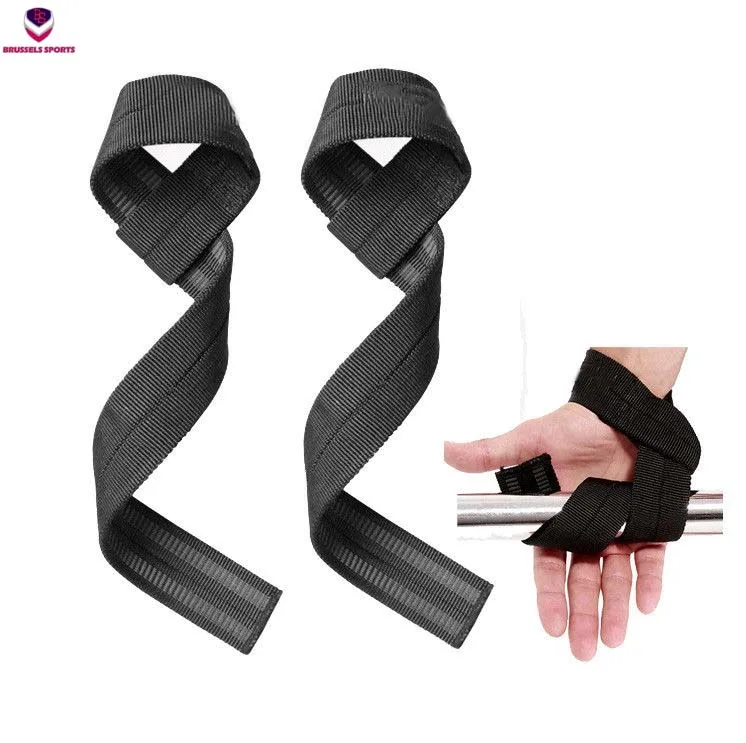 1Pcs Barbells Weight Lifting Straps Hand Bar Wrist Support Wraps Non-Slip Grip 