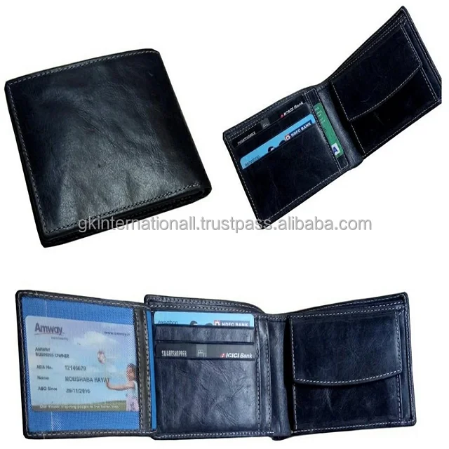Men's Wallets Brand Names Bulk Order High Quality Genuine Men's Leather