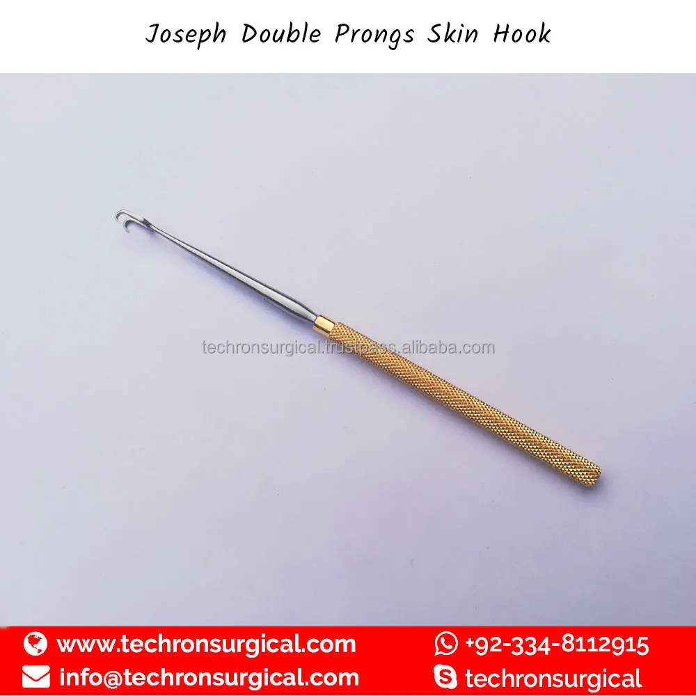 High Quality Sharp Prong Joseph Double Joseph Skin Hook 15cm