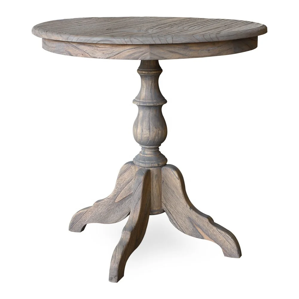 Factory Price Round Wooden Wine Table Coffee Table Dining Room Center