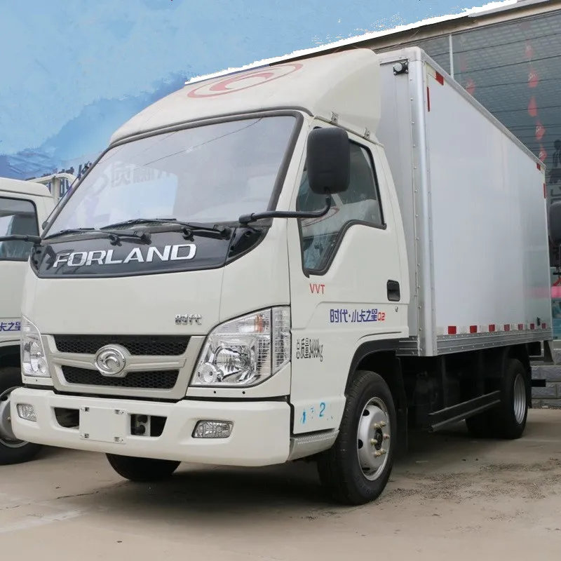 自動車 FORLAND 1:24 Foton Delivery Van Truck Diecast Foton Forland M3 Box Truck Model 1:24 Scale Blue van