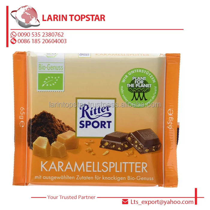 Ritter Sport Bio Karamell Splitter 65g View Ritter Sport Ritter Sport Product Details From Larin Topstar Gida Ithalat Ihracat Sanayi Ticaret Limited Sirketi On Alibaba Com