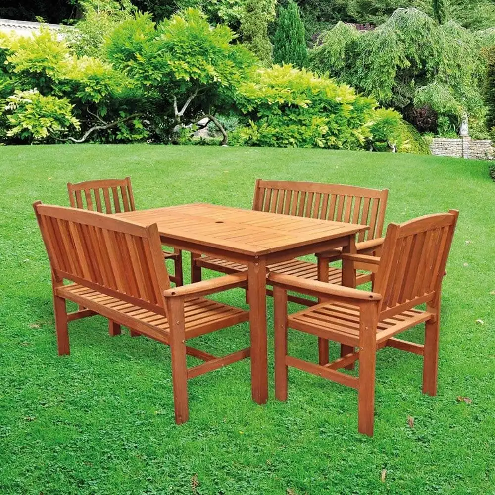 jakarta wooden patio set