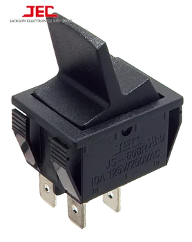 Jec Rleil Rocker Swith 608 Series On-off Dpst Dpdt Double Pole 4pin ...
