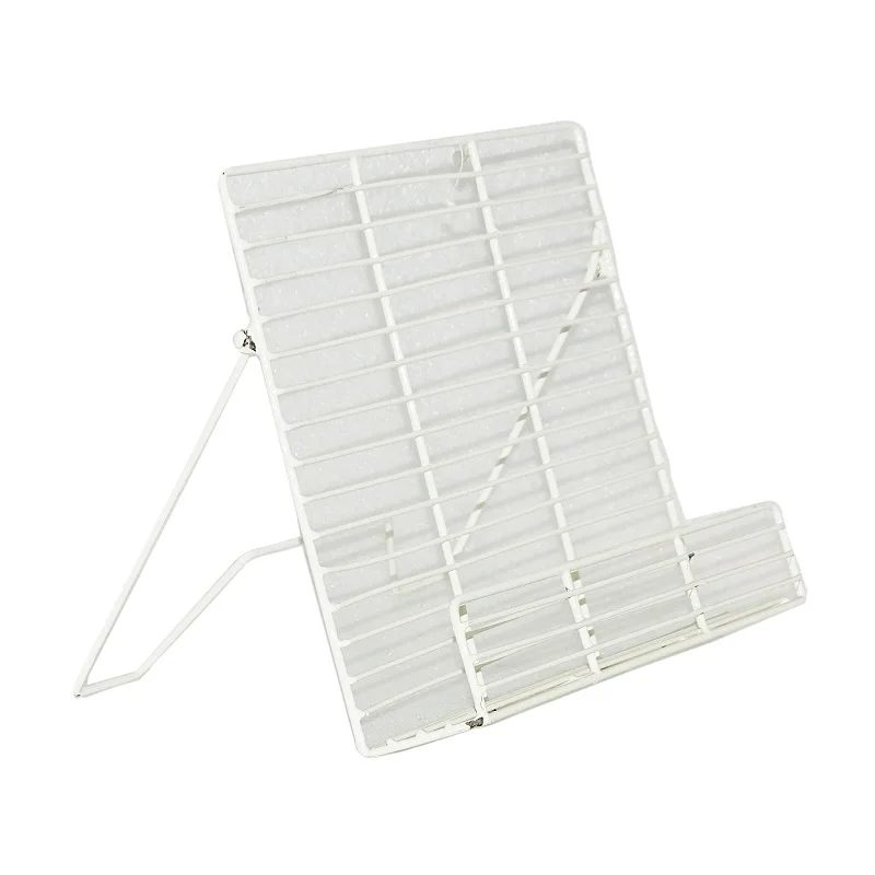 Новый декоративный металлический сетчатый держатель для файлов, стойка для брошюр, подставка для книг